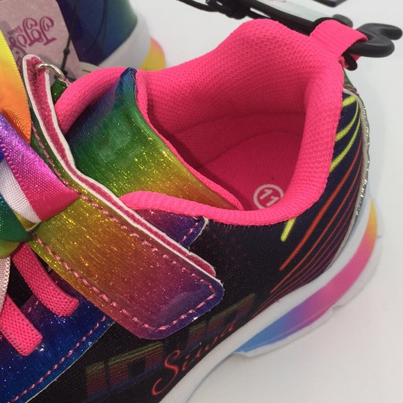 Nickelodeon JoJo Siwa Girls Athletic Sneakers Running Shoes Size 11 - Picture 13 of 15